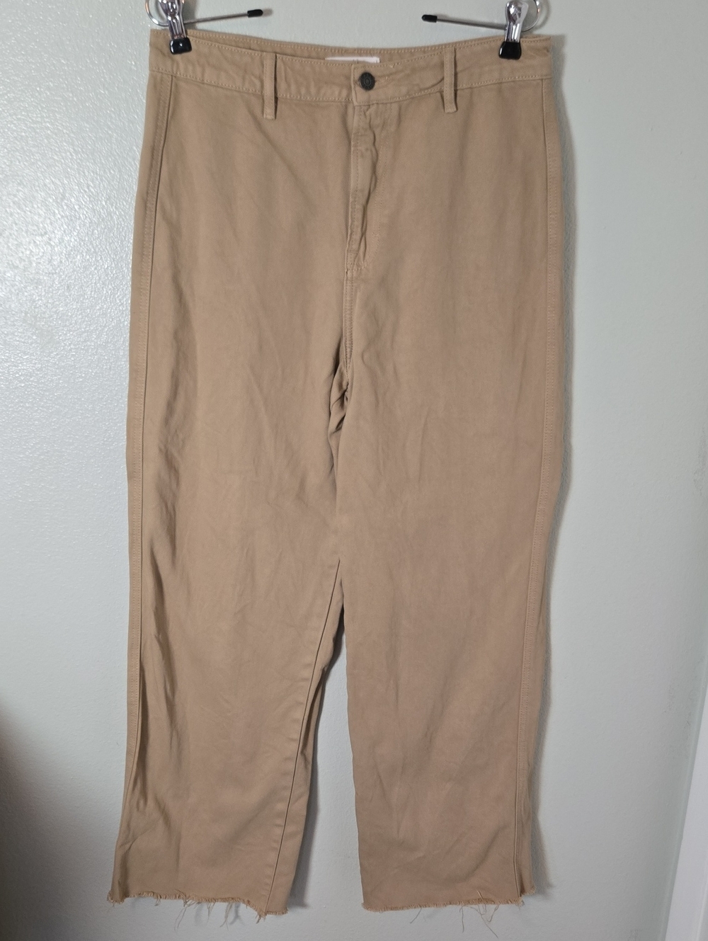 Carly Jean | Jaymee Vintage Wide Leg Jeans In Khaki Size 9